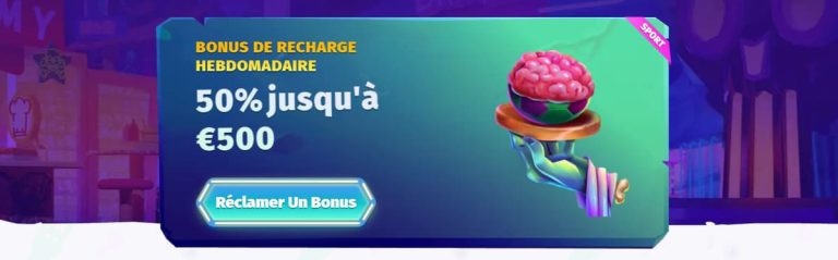 Casombie Casino bonus recharge hebdomadaire